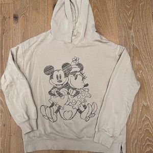 Tan Mickey & Minnie Hoodie